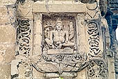 Baijnath Temple - the walls and the Shikhara have characteristic niches with images of gods and goddess.